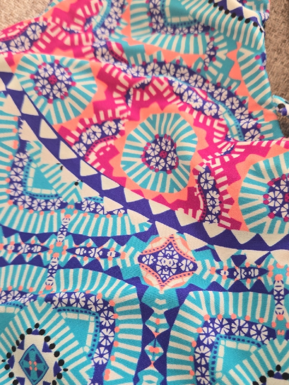 Athleta Turquoise Patterned Two-Piece Bikini - Picture 14 of 14